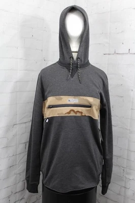 DC Cloak Technical Pullover Hoodie, Men's Extra Large / XL, Black / Camo New - Image 1 of 4