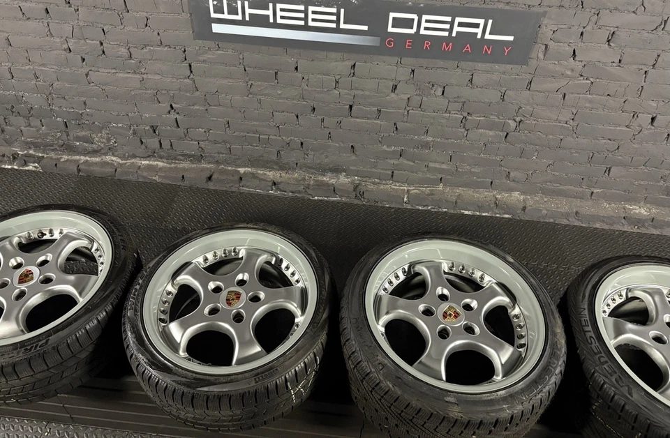 Brock By MIM Italy ZBH Porsche 993 996 964 8,5 + 10 x 18 Rim Set Cup Felgen - Bild 1 von 4