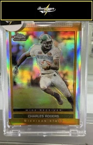 2003 Topps Draft Picks & Prospects #160 Charles Rogers Chrome Gold Refractors - Picture 1 of 2