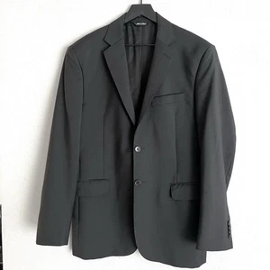 Yves Saint Laurent Men’s Wool Blazer Suit Jacket Size 42 R Made In Italy Black - Picture 1 of 11