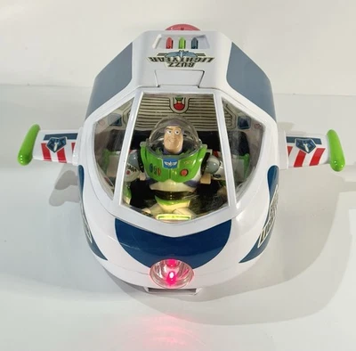 Toy Story 1996 Buzz Lightyear’s Space Explorer Ship & Figure Thinkway Works VTG - Image 1 of 4