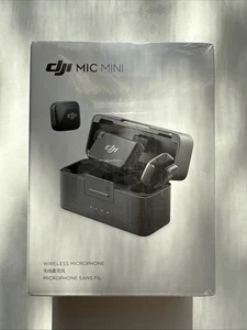 DJI Mic Mini 2 TX 1 RX Charging Case Microphone Receiver, New Factory Sealed - Picture 1 of 2
