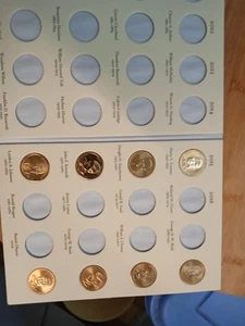 President Dollars Folder, Archival Qual. 8 Pres. Coins From P&D Mint,Two Extra. - Picture 1 of 24