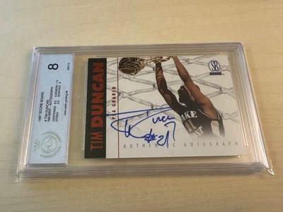 Tim Duncan 1997 Score Board Certified On Card Autograph Red Edition *SIGNED* - Image 1 of 4