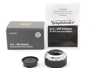 [Almost Unused] voigtlander S/C-VM Adapter VM-E Close Focus Adapter From JAPAN