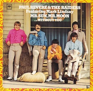 Paul Revere & the Raiders 45 RPM Picture Sleeve Only - Mr. Sun Mr. Moon (NM) - Picture 1 of 2