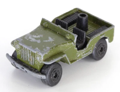 Matchbox Armoured Jeep No 38 Superfast Toy Military Vehicle Vintage Army Model - Image 1 of 4