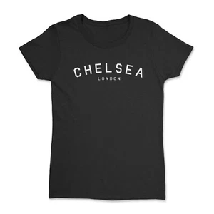 Chelsea London | Womans Fitted T-shirt City London District Street Clothing - Picture 1 of 5