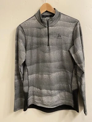 Camisa activa Odlo nueva con etiquetas para mujer talla grande Whistler negra 1/4 cremallera cálida/ajustada 188621 Foto 1 de 4