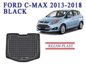 REZAWPLAST Trunk Mat for 2013-2018 Ford C-Max Cargo Mat /not for Plug-in/ Rubber - Picture 1 of 11