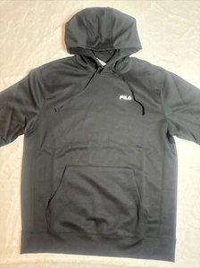 FILA Men’s Performance Hoodie Black Size M - Imagen 1 de 7