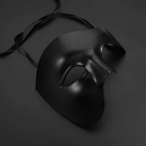 2x Vintage Phantom der Oper Maske Halle Gesichtsmaske Halloween Weihnachten Karneval - Bild 1 von 6