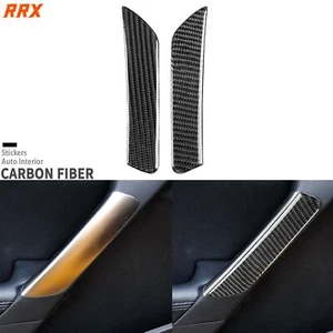 Real Carbon Fiber Interior Door Handle Cover For Hyundai Genesis Coupe 2013-16 - Picture 1 of 24