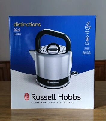 Russell Hobbs, Bollitore Acqua Elettrico da 1.5L, 6 tazze, beccuccio antigoccia - Immagine 1 di 4