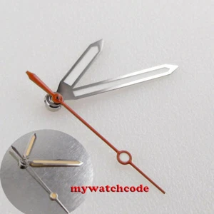 super luminous silver edge white watch Hands fit Japan NH35 NH36 movement - Picture 1 of 6