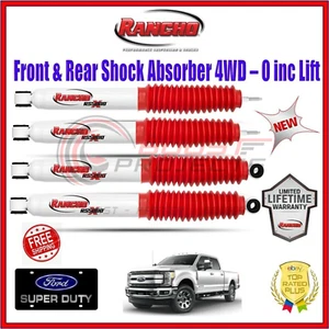 Rancho RS5000X Front Rear Shock Absorber Set For 05-16 Ford F-450 F-550 2WD 4WD - Picture 1 of 3