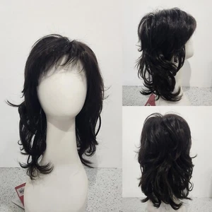 Michelle by Estetica Designs R2/4 Dark Brown Blend Med Length Shag Layered Wig - Picture 1 of 14