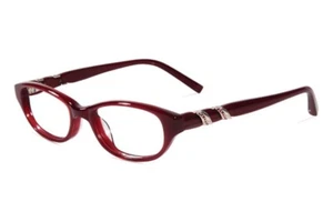 New Jones New York Women's Rx Eyeglasses w Soft Case - J218 Burgundy (47-16-135) - Picture 1 of 3