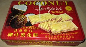 Cialde di cocco di Boston in latta per pasticceria - pesce fata Hong Kong - Foto 1 di 8