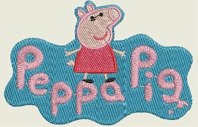 Diseños de bordado Peppa Pig & Friends - 57 diseños - CD/USB - 11 formatos Foto 1 de 4