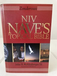 NIV Naves Topical Bible John R. Kohlenberger 1992 Hardcover - Imagen 1 de 11