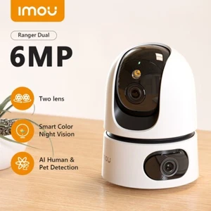 Cámara de vigilancia Imou 6MP 360 ° WLAN IP interior/monitor para mascotas PTZ - Imagen 1 de 11