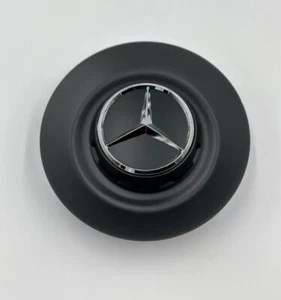 Mercedes Benz C63s E63s CLS63s AMG black center cap wheel hub cover A0004001100 - Picture 1 of 12
