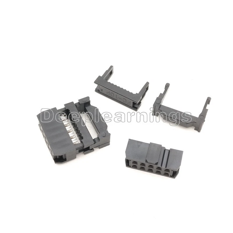 20PCS IDC 10 PIN Female Header FC-10 2.54 mm pitch Socket Connector NEW - Image 1 of 1