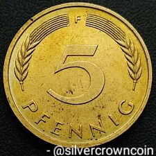 Germany West Federal 5 Pfennig 1984 F. KM#107. Five Cents coin. Stuttgart Mint. 