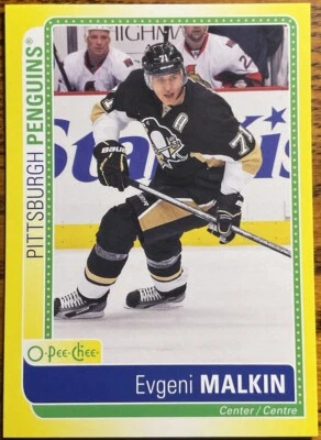 2013-14 O-Pee-Chee Stickers Evgeni Malkin #S-EM Pittsburgh Penguins - Image 1 of 2