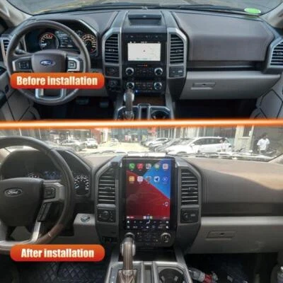 Android 11 Smart Radio Tesla Style Car Gps Stereo 8+128g For Ford F150 2015-2021 - Image 1 of 4