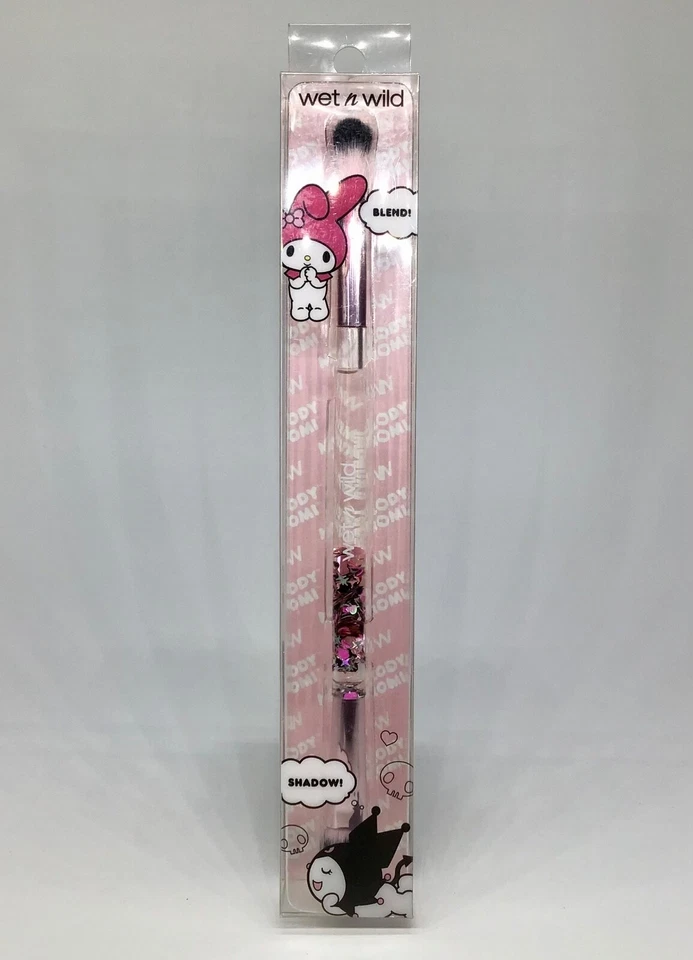 2020 Wet-n-Wild x Sanrio MY MELODY & KUROMI Dual Shadow & Blend Brush-New In Box - Image 1 of 3