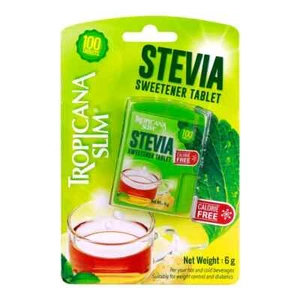 Tropicana Slim Stevia Sweetener Tablet 100pcs FREE SHIPPING WORLD WIDE - Picture 1 of 2