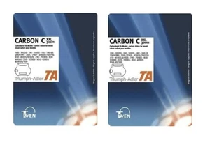 2 Original Ribbon Size 188 Triumph Adler 100 110 180 Se 320 420 7007 Carbon XXL - Picture 1 of 1