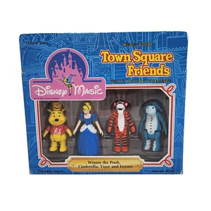 VINTAGE 1988 DISNEY MAGIC SEARS TOWN SQUARE CINDERELLA POOH EEYORE NEW IN BOX - Picture 1 of 7