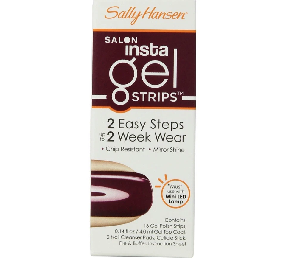 Ruby Doo - Tiras de gel Sally Hansen Insta estampado color granate Foto 1 de 1