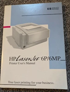 HP Laserjet 6p/6mp printer User manual Instruction Booklet Hewlett Packard - Picture 1 of 4