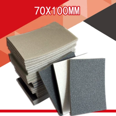 70*100mm Foam Sanding Sponges Sandpaper Paper 300 - 3000 Grit Wet & Dry - Image 1 of 4