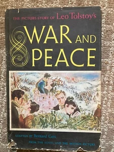 Picture Story of Leo Tolstoy's WAR and PEACE HCDJ edited by Bernard Geis 1956 - Picture 1 of 4
