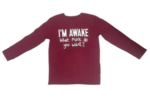 Boys Childrens Place XL / TG 14 Long Sleeve Humor Funny T-Shirt - Picture 1 of 3