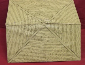 1973 VINTAGE 70s Sunshine Family Doll VINYL HOME HOUSE REPLACEMENT TAN ROOF PART - Picture 1 of 2