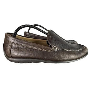 ECCO Men Classic Moccasin (Coffee) 43/9.5 EUC Loafer Leather Comfort Shoe - Image 1 of 4