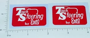 Pair Ertl Fleetstar Touch Steering Stickers ET-010 - Picture 1 of 1