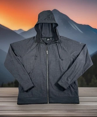 Kuhl Revivr Full Zip Hoodie Women M Dark Gray Style 4449 Soft Stretch Zip Pocket - Image 1 of 4