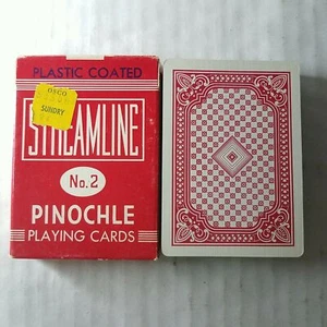 Streamline Nr. 2 Pinochle Spielkarten - Arrco Playing Card Co. - Bild 1 von 9
