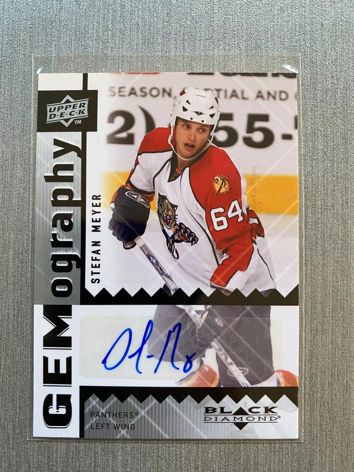 2009-10 Upper Deck Black Diamond GEMography Auto #GSM Stefan Meyer - Image 1 of 1