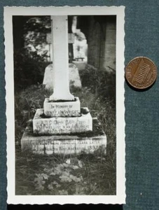 1949 foto sincera de la tumba de Henry Arkwright asesinado en la avalancha del monte Blanco-- - Imagen 1 de 1