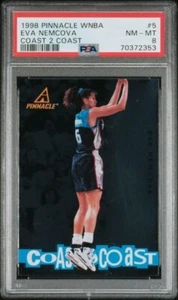 1998 Pinnacle WNBA Eva Nemcova Coast 2 Coast PSA 8 Cleveland Rockers - Picture 1 of 2