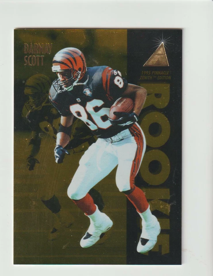 1995 Pinnacle Zenith #Z140 Darnay Scott rookie card, Cincinnati Bengals star - Image 1 of 1