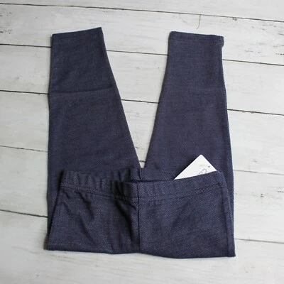 Carter's Girl's Youth 尺码 6X 针织牛仔蓝色牛仔裤打底裤 — 第 1/4 张图片